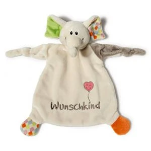 Nici Mon Tissu à First Câliner Elefant Souhait Enfant 25 X 25 Cm -Nici Soldes 4006917 0