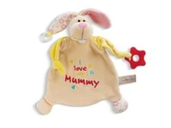 Nici Soldes -Nici Soldes nici 48891 comforter rabbit 25x25cm with teether and pacifier 600