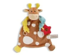 Nici Soldes -Nici Soldes nici 48892 comforter cow 25x25cm with teether and pacifier 600